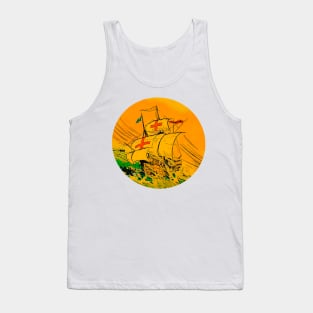 caravel in the ocean Tank Top